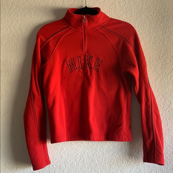 Nike Fleece 1/4 Zip Top Size M - Picture 1 of 6